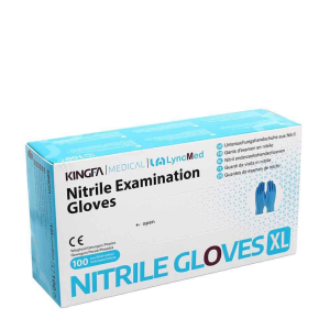 LINKMED Guanti Nitrile Blu XL 100pz