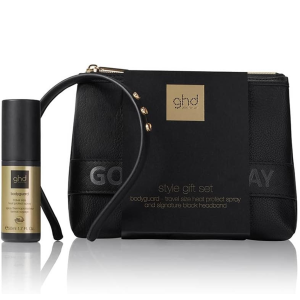 GHD STYLE GIFT SET Pochette + Termoprotettore Travel Size 50ml + Frontiera